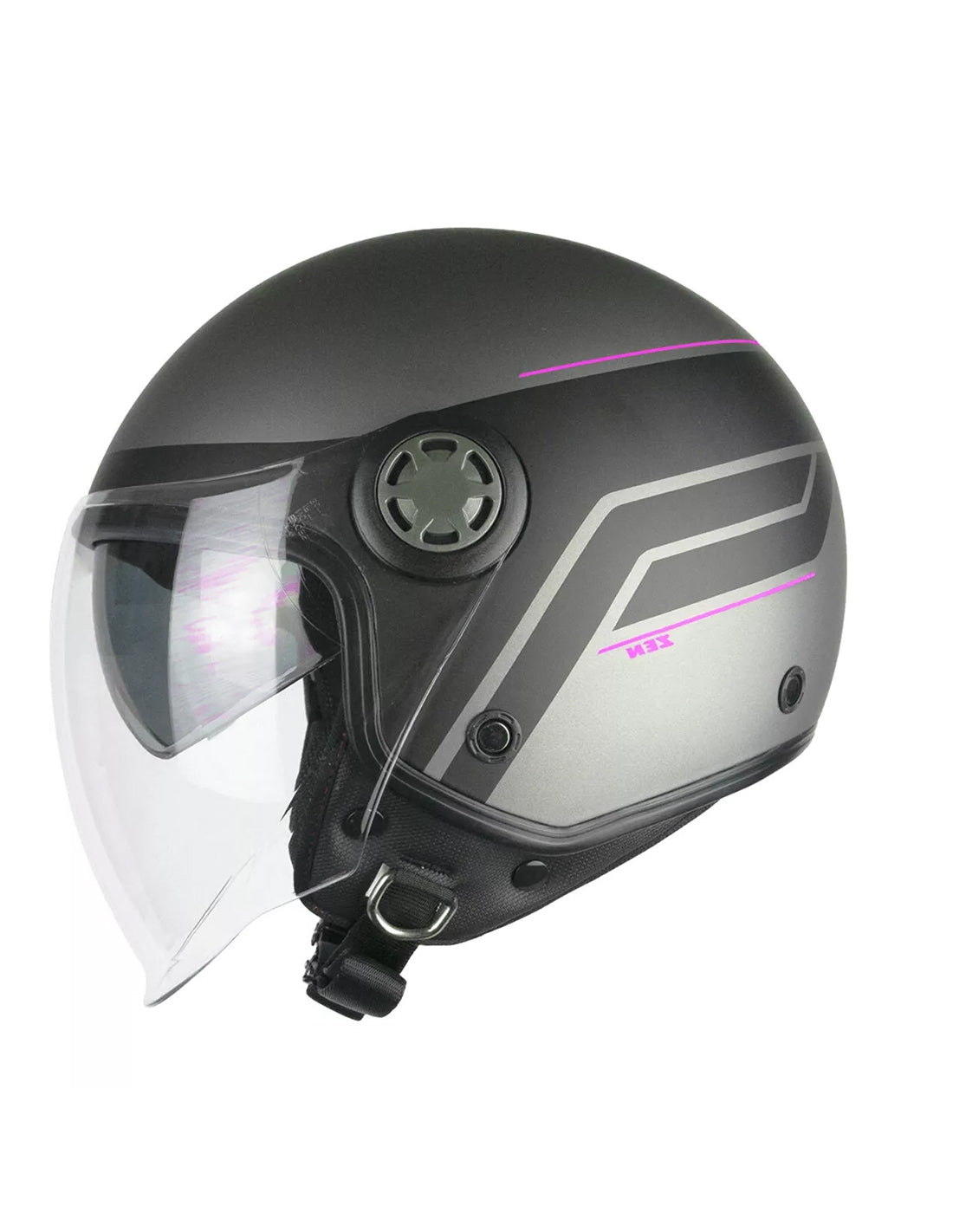 1SHG ZEN CITY Antracite Rosa fluo satinato - SECURTEX MOTOR S.L (t/a MaximoMoto)