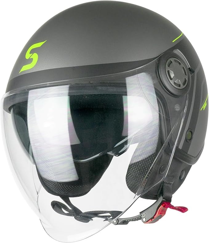 1SHG ZEN CITY Antracite Giallo fluo satinato - SECURTEX MOTOR S.L (t/a MaximoMoto)