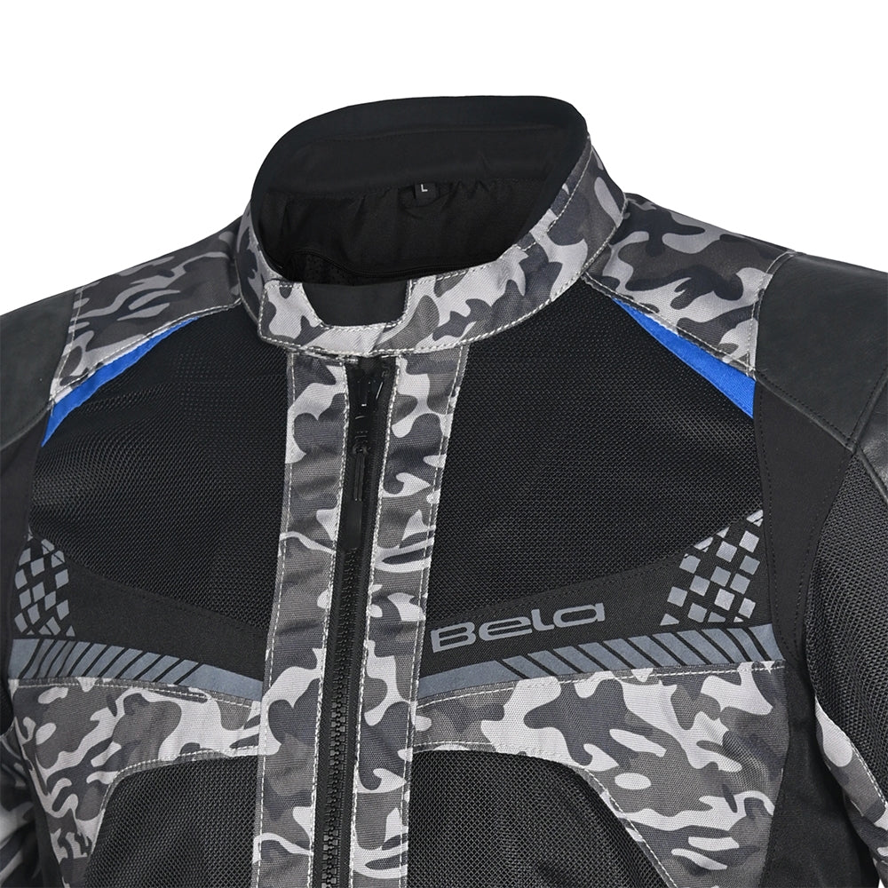 BELA - Chaqueta Textil Onsaker Camo/Negro/Azul - SECURTEX MOTOR S.L (t/a MaximoMoto)