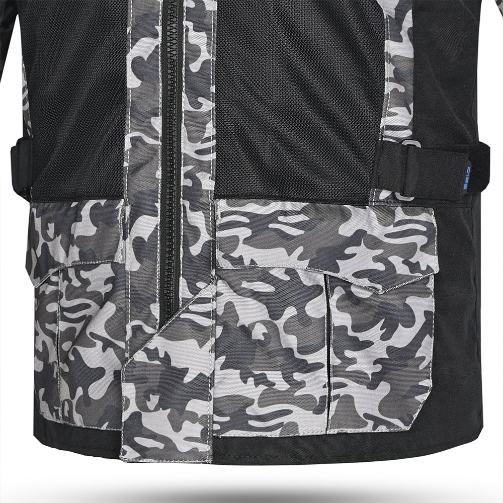 BELA - Chaqueta Textil Onsaker Camo/Negro/Azul - SECURTEX MOTOR S.L (t/a MaximoMoto)