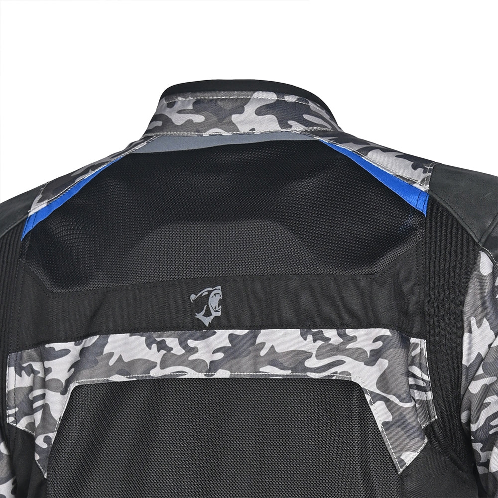 BELA - Chaqueta Textil Onsaker Camo/Negro/Azul - SECURTEX MOTOR S.L (t/a MaximoMoto)