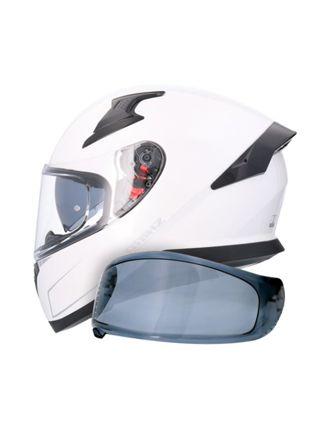 SHIRO CASCO KATANA SOLID BLANCO PERLA - SECURTEX MOTOR S.L (t/a MaximoMoto)