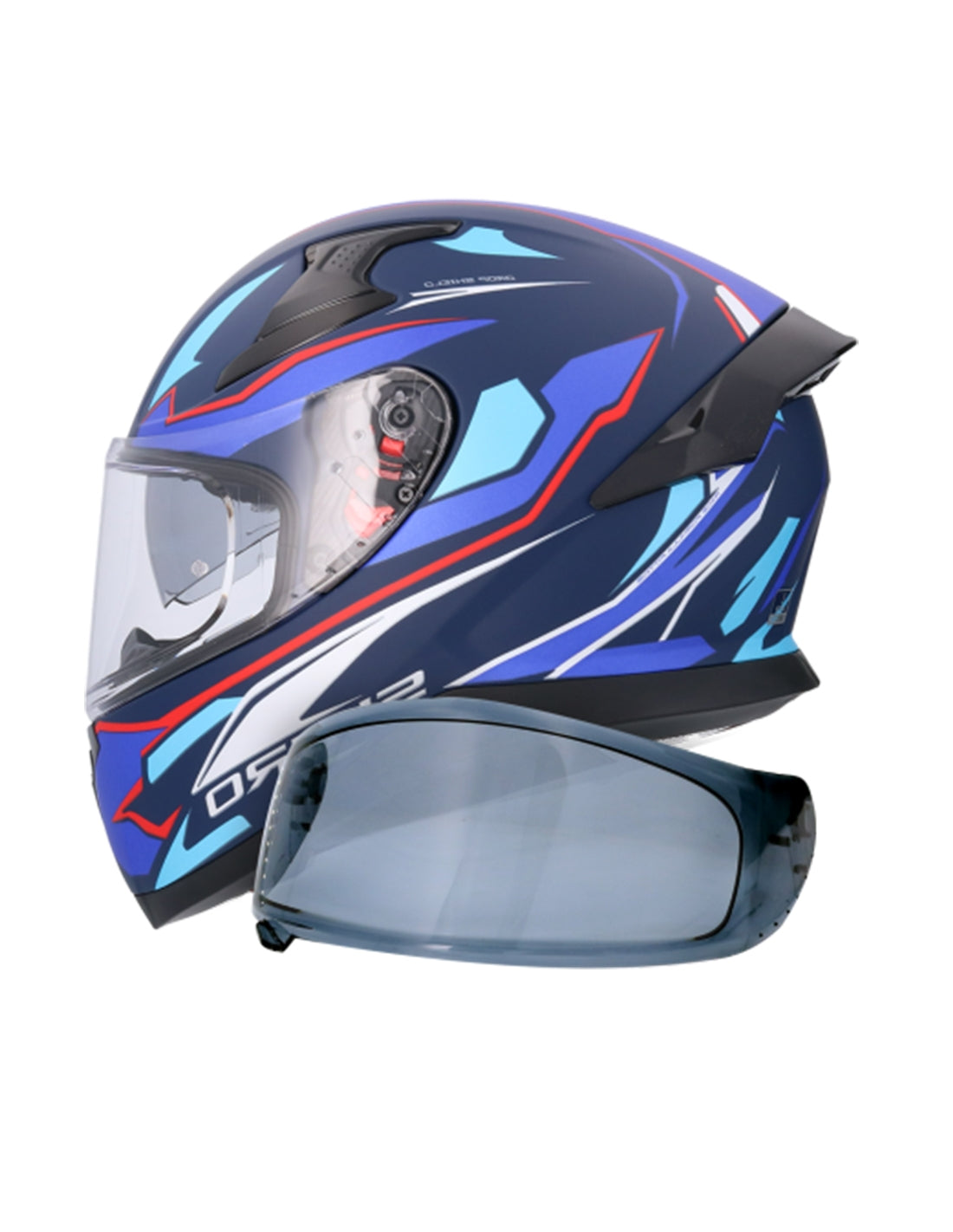 SHIRO CASCO KATANA SHARP AZUL MATE - SECURTEX MOTOR S.L (t/a MaximoMoto)