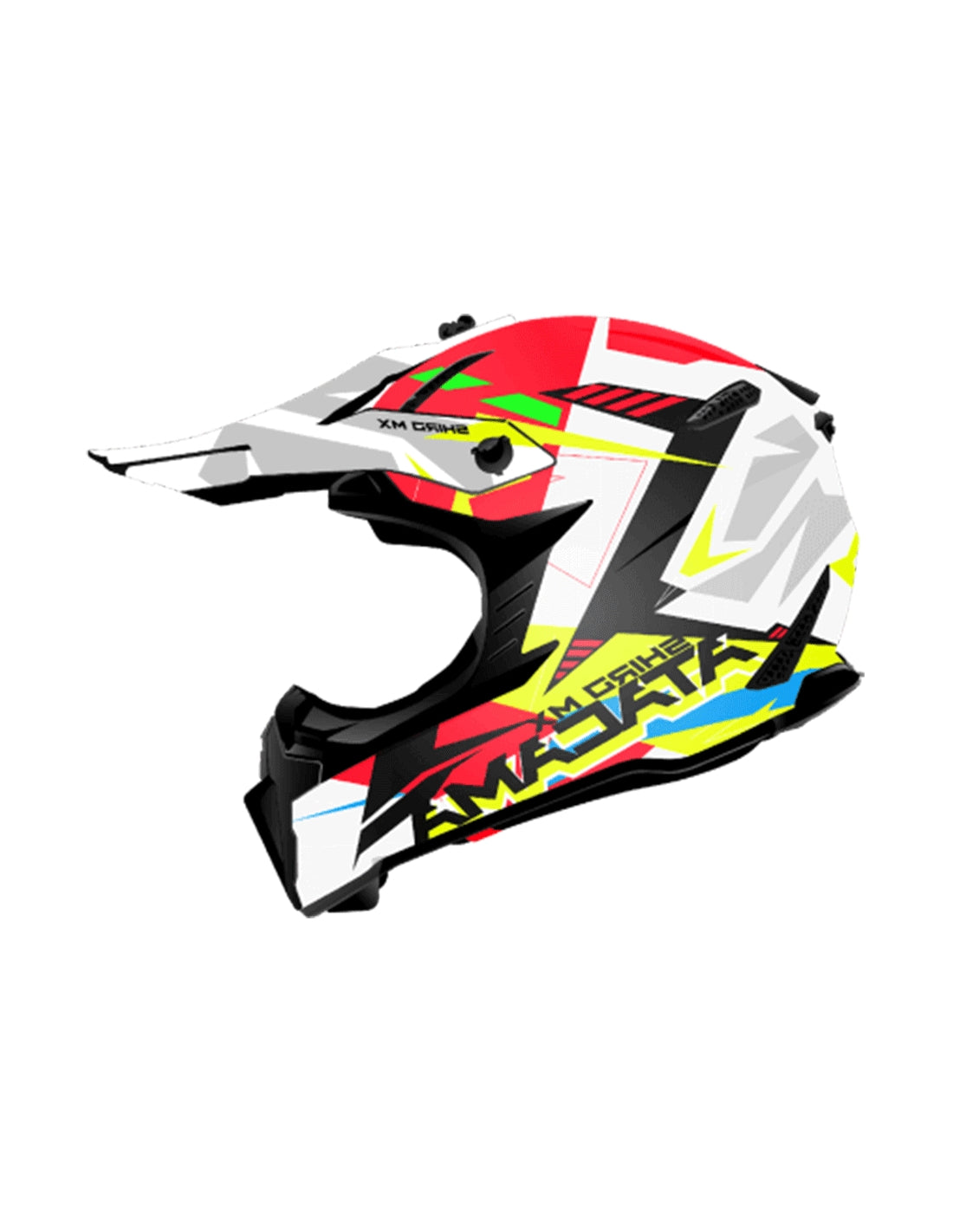 SHIRO CASCO ATACAMA VOLCANO BLANCOROJO - SECURTEX MOTOR S.L (t/a MaximoMoto)