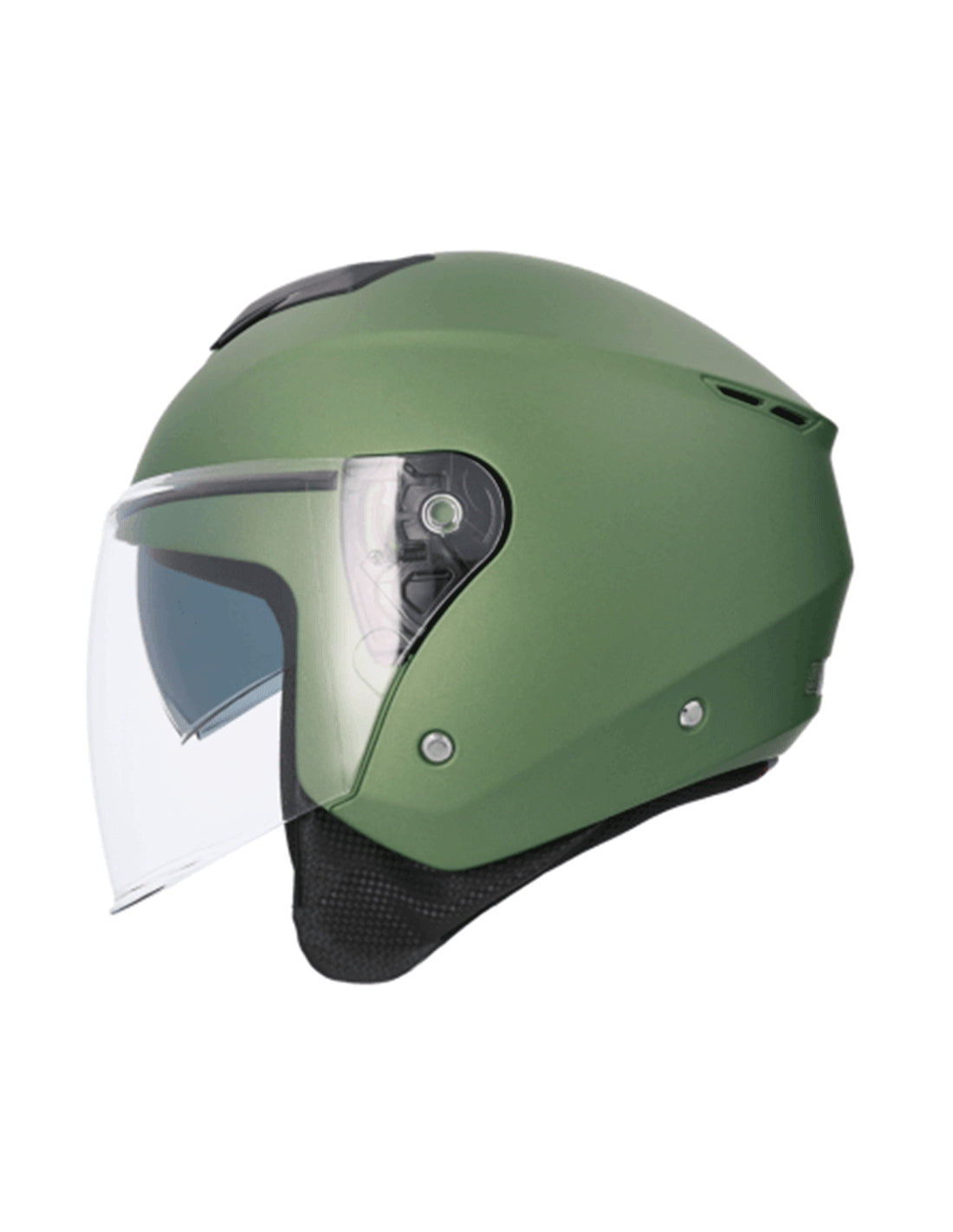 SHIRO CASCO OF852 IBIZA MONOCOLOR VERDE MATE - SECURTEX MOTOR S.L (t/a MaximoMoto)