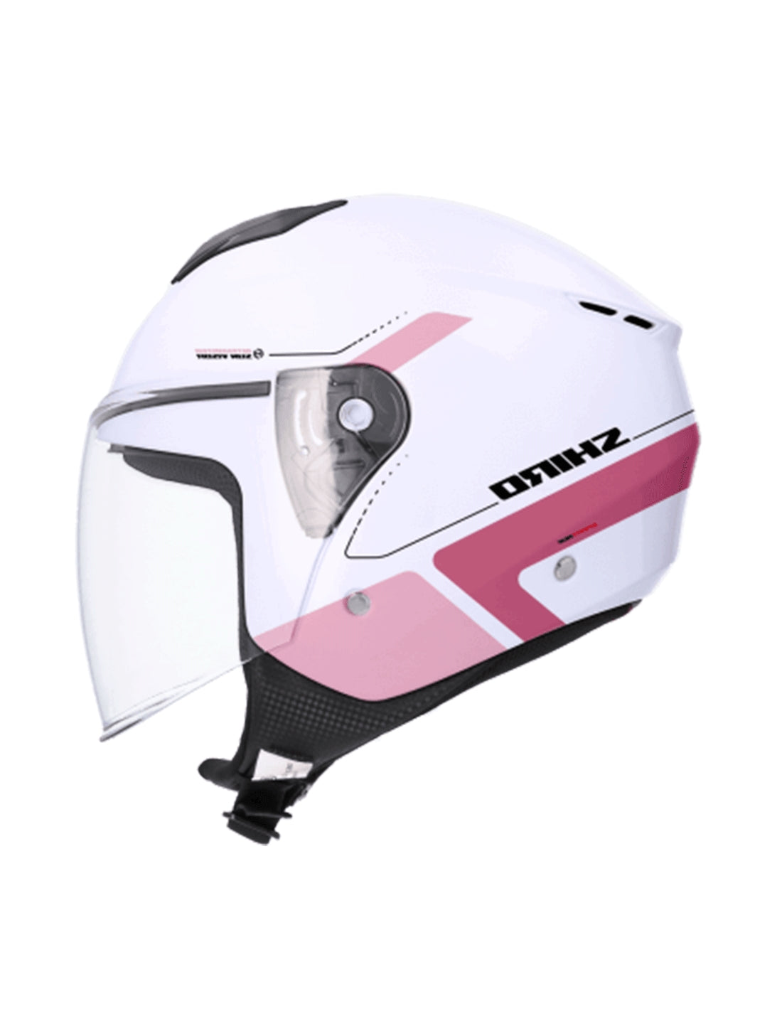 SHIRO CASCO IBIZA SPORTAGE BLANCO PERLA ROSA - SECURTEX MOTOR S.L (t/a MaximoMoto)