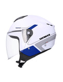 SHIRO CASCO IBIZA SPORTAGE BLANCO PERLA AZUL - SECURTEX MOTOR S.L (t/a MaximoMoto)