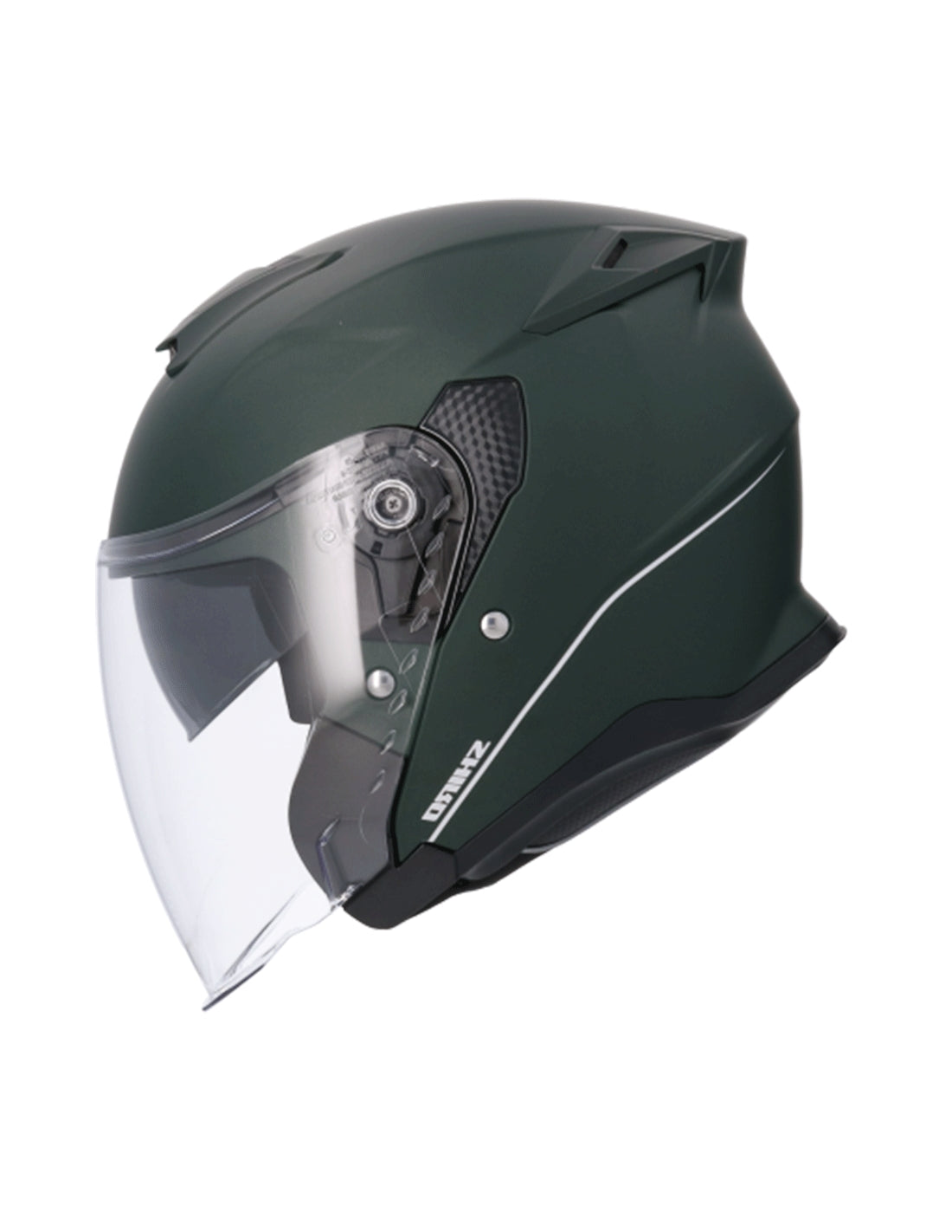 SHIRO CASCO CAPRI MONOCOLOR VERDE MATE - SECURTEX MOTOR S.L (t/a MaximoMoto)