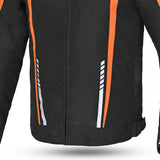 R-TECH CHAQUETA TEXTIL MARSHAL NEGRO/NARANJA - SECURTEX MOTOR S.L (t/a MaximoMoto)