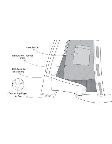 BELA - Chaqueta Textil Bradley - Limited Edition Negro/Naranja - SECURTEX MOTOR S.L (t/a MaximoMoto)