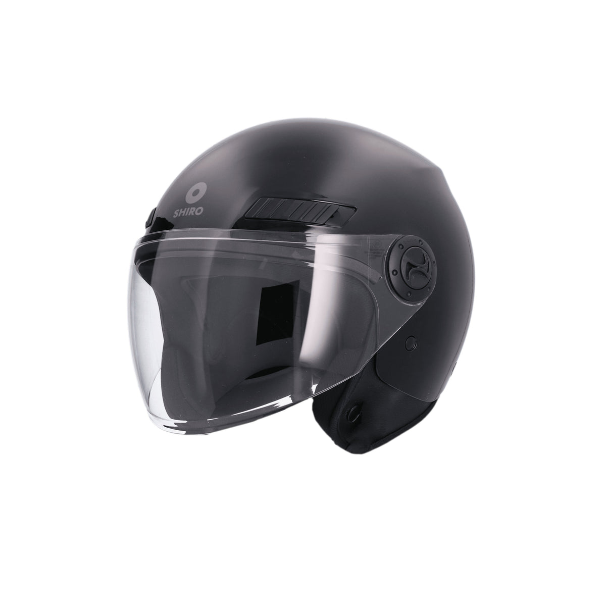 SHIRO CASCO SH-62 KIOTO MONOCOLOR NEGRO - SECURTEX MOTOR S.L (t/a MaximoMoto)