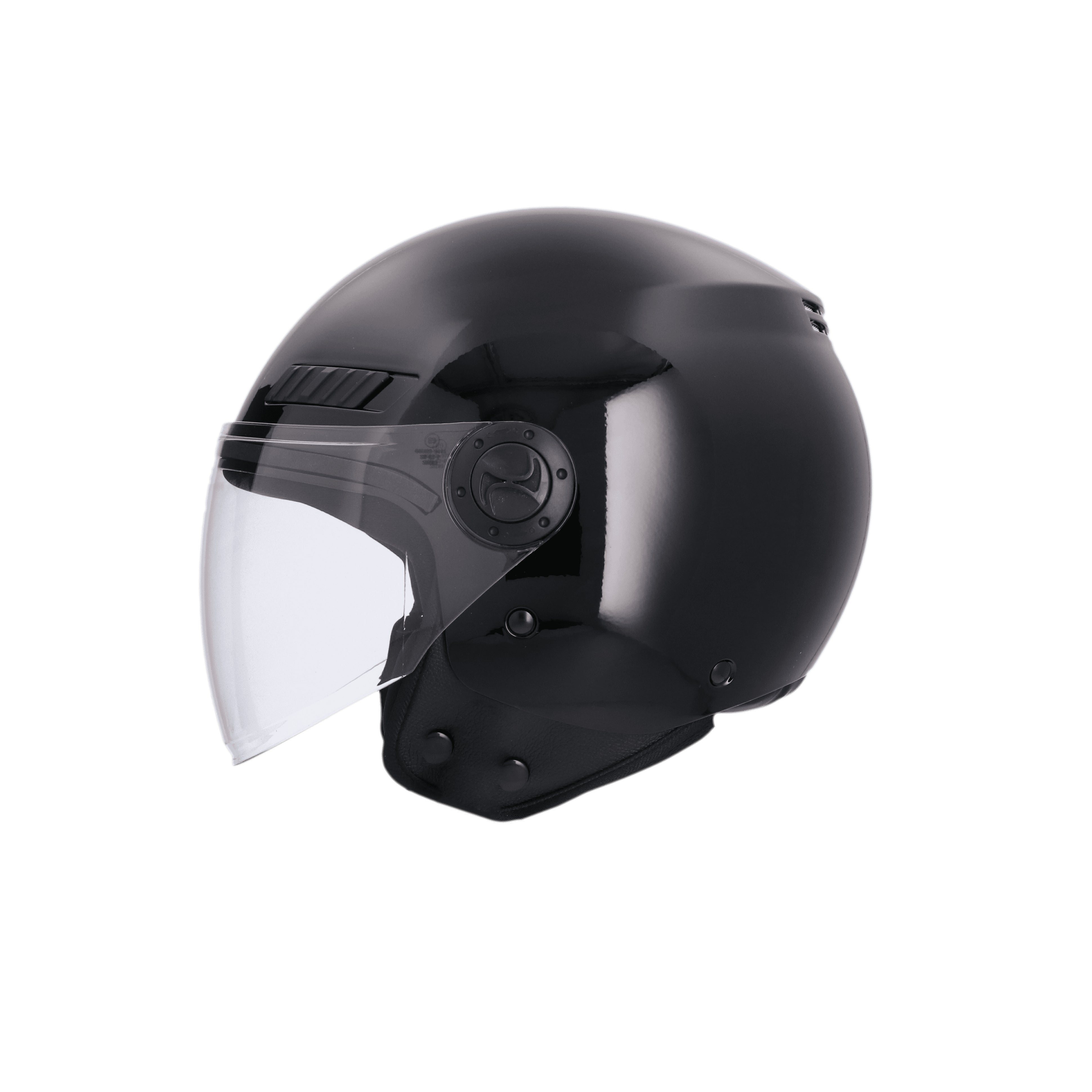 SHIRO CASCO SH-62 KIOTO MONOCOLOR NEGRO
