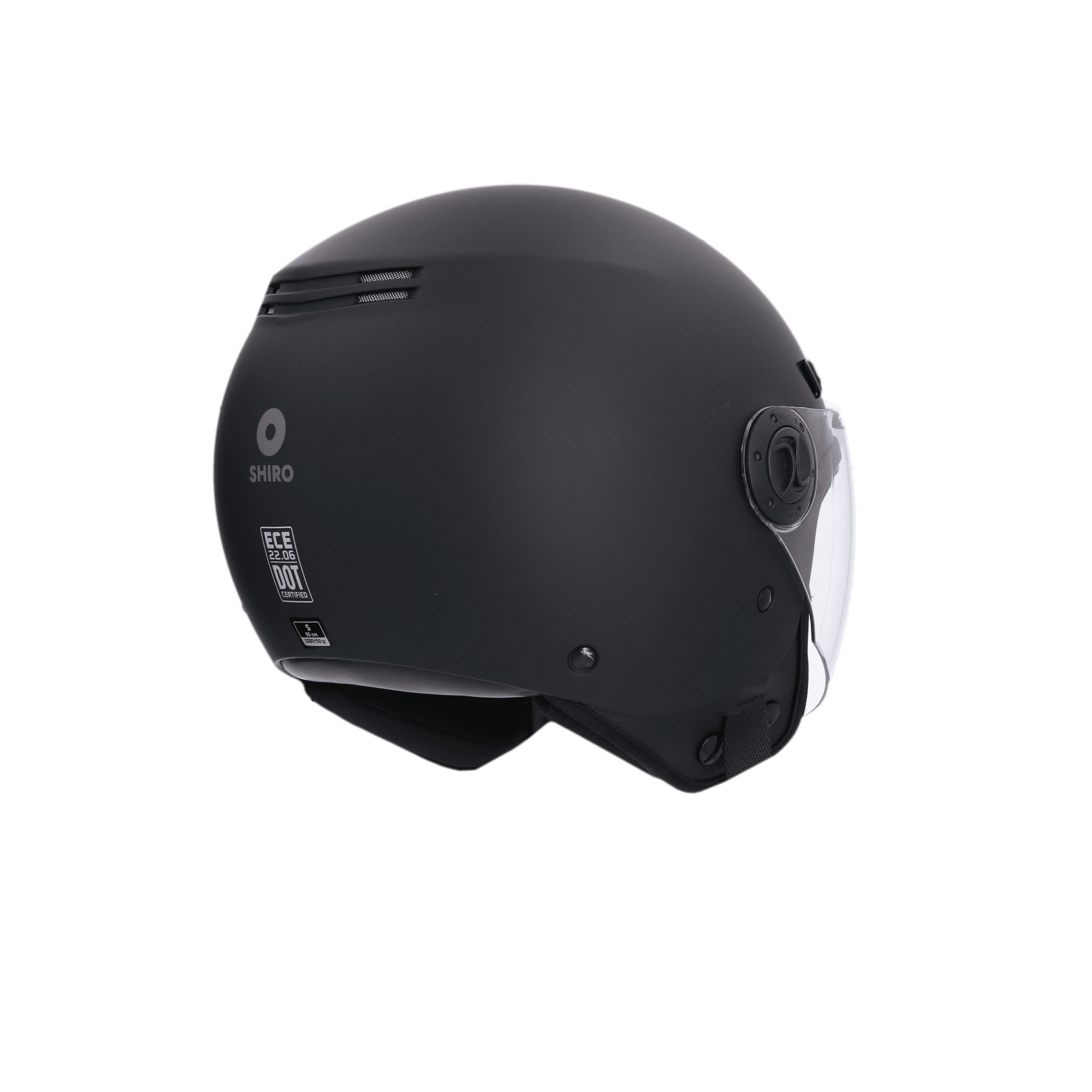 SHIRO CASCO SH-62 KIOTO MONOCOLOR NG MATE - SECURTEX MOTOR S.L (t/a MaximoMoto)