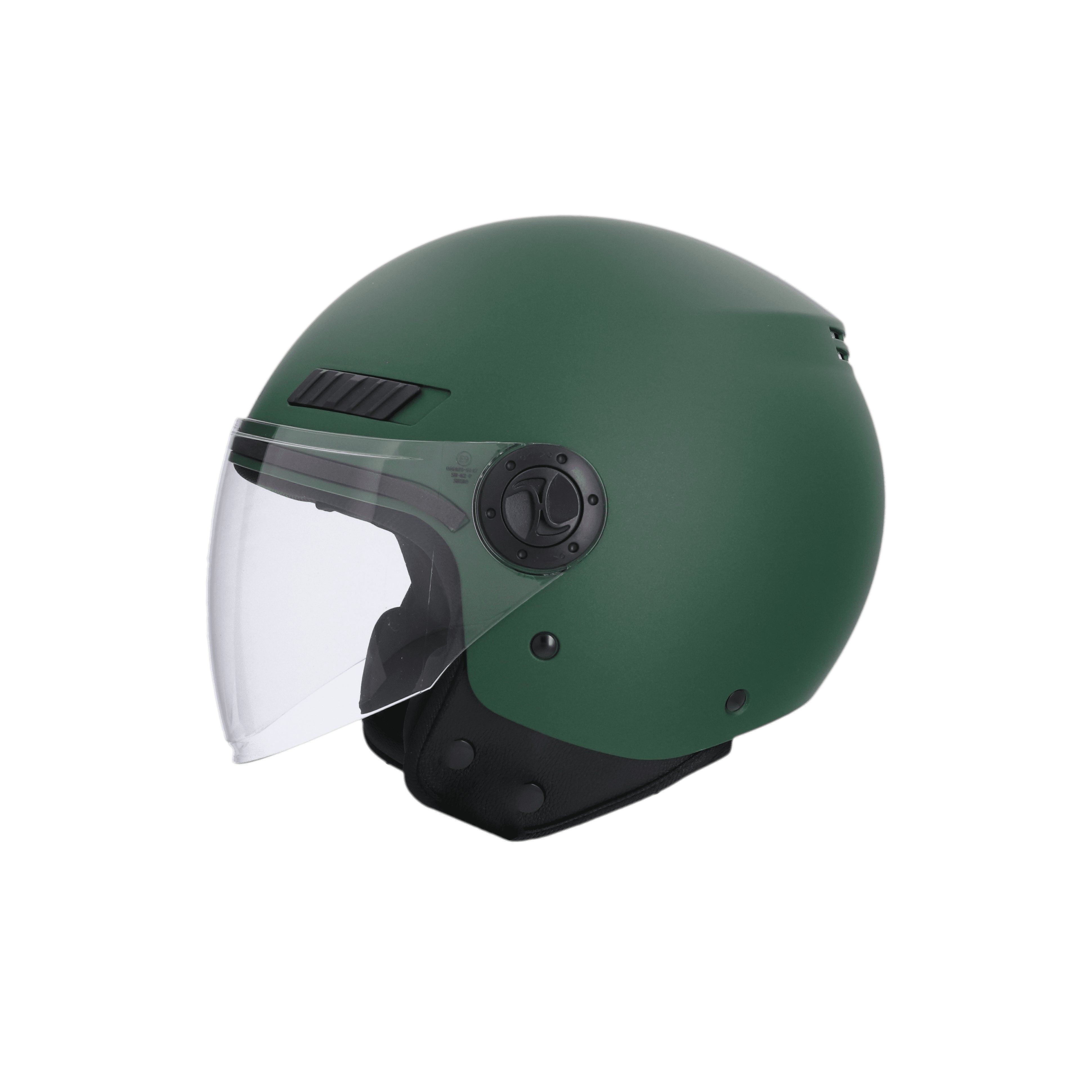 SHIRO CASCO SH-62 KIOTO MONOCOLOR VERDE MATE - SECURTEX MOTOR S.L (t/a MaximoMoto)