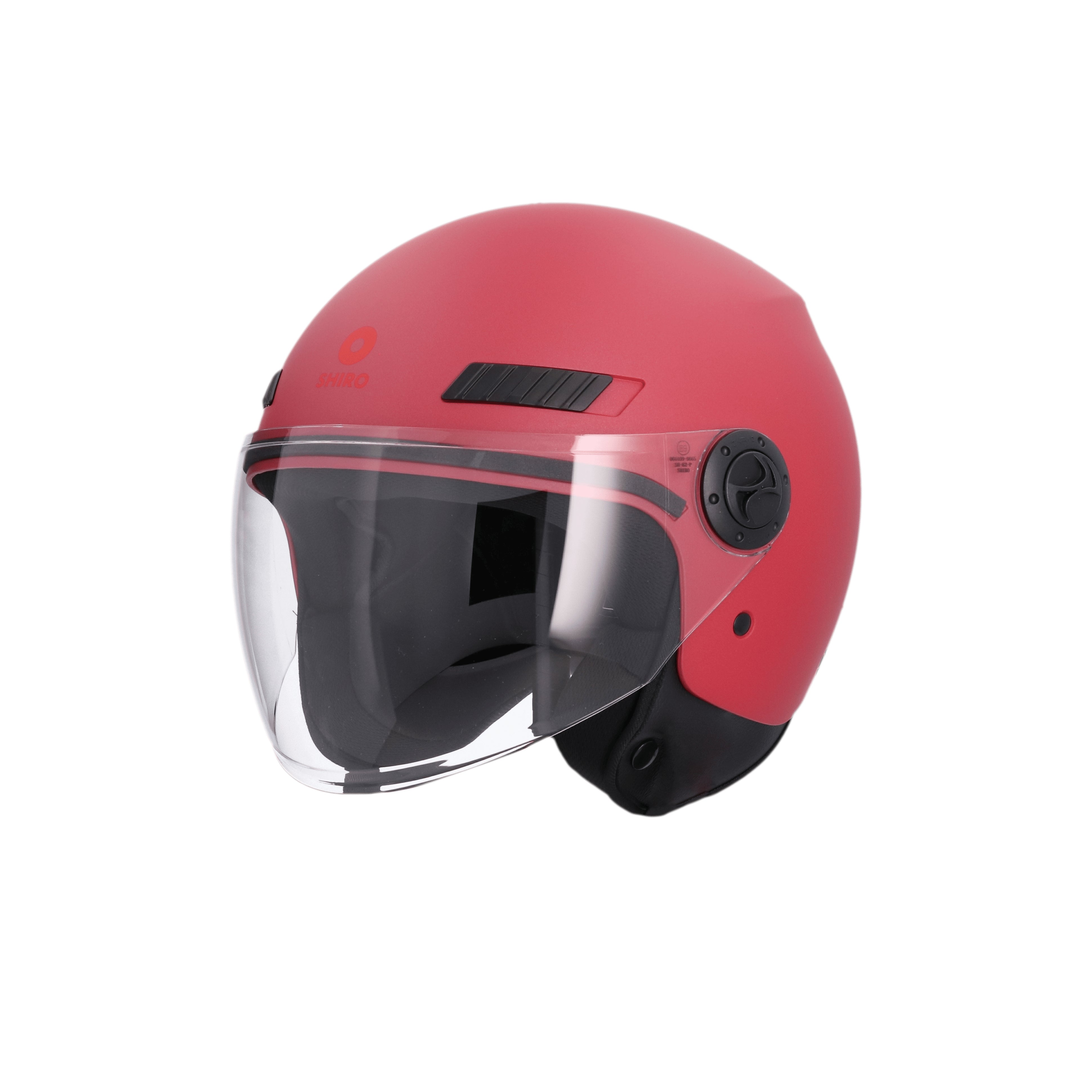 SHIRO CASCO SH-62 KIOTO MONOCOLOR ROJO MATE - SECURTEX MOTOR S.L (t/a MaximoMoto)