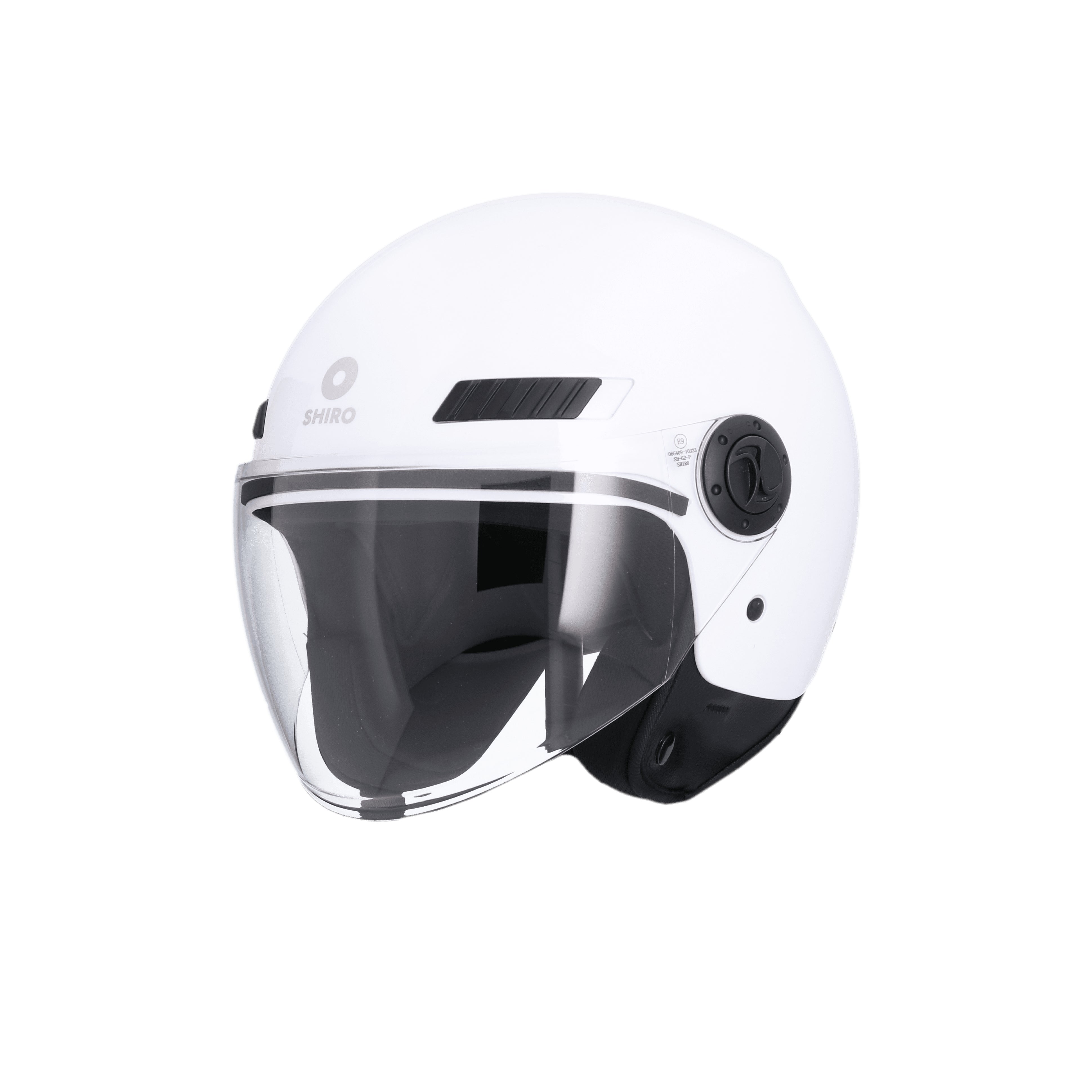 SHIRO CASCO SH-62 KIOTO MONOCOLOR BLANCO PERLA - SECURTEX MOTOR S.L (t/a MaximoMoto)