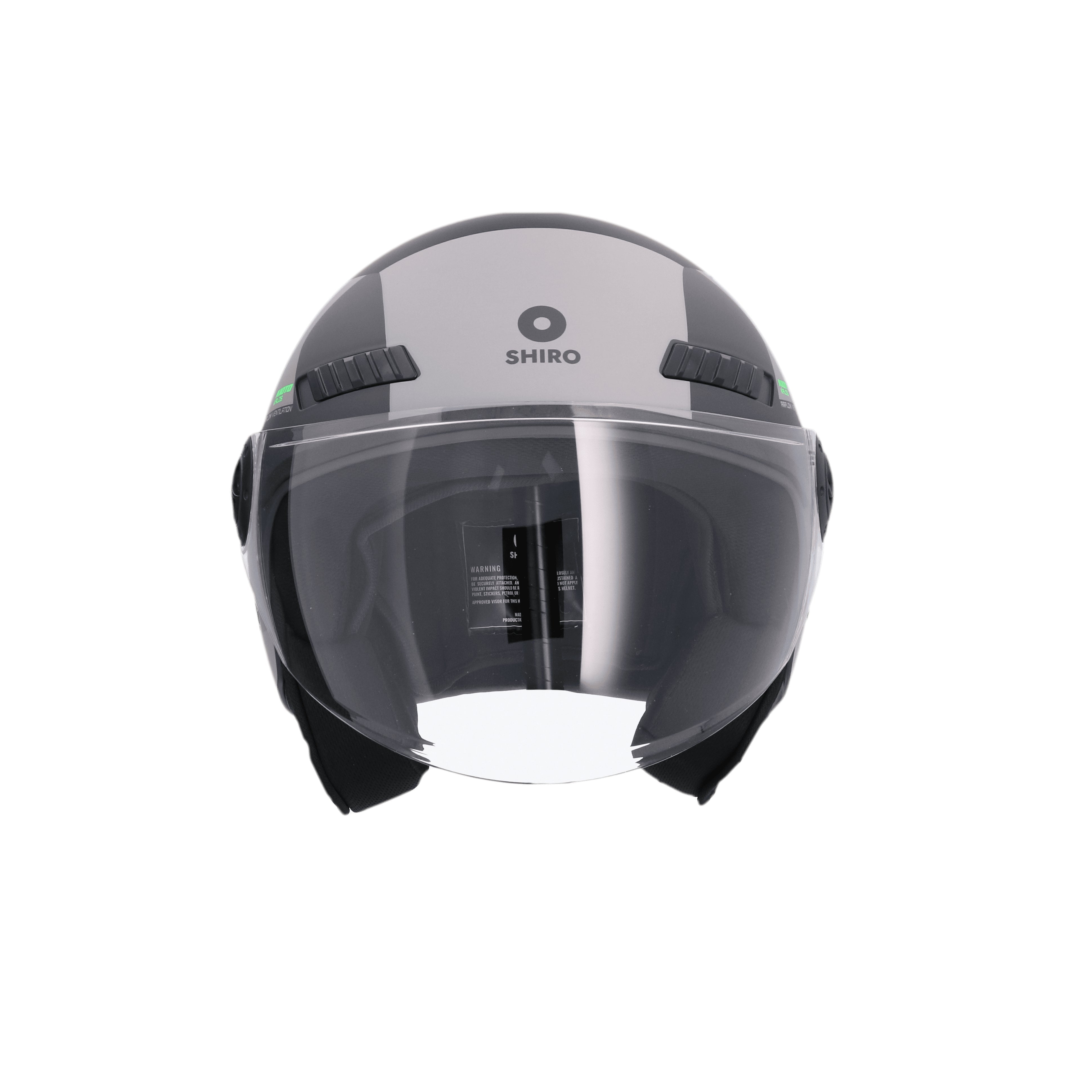 SHIRO CASCO KIOTO KALOS GRIS MATE