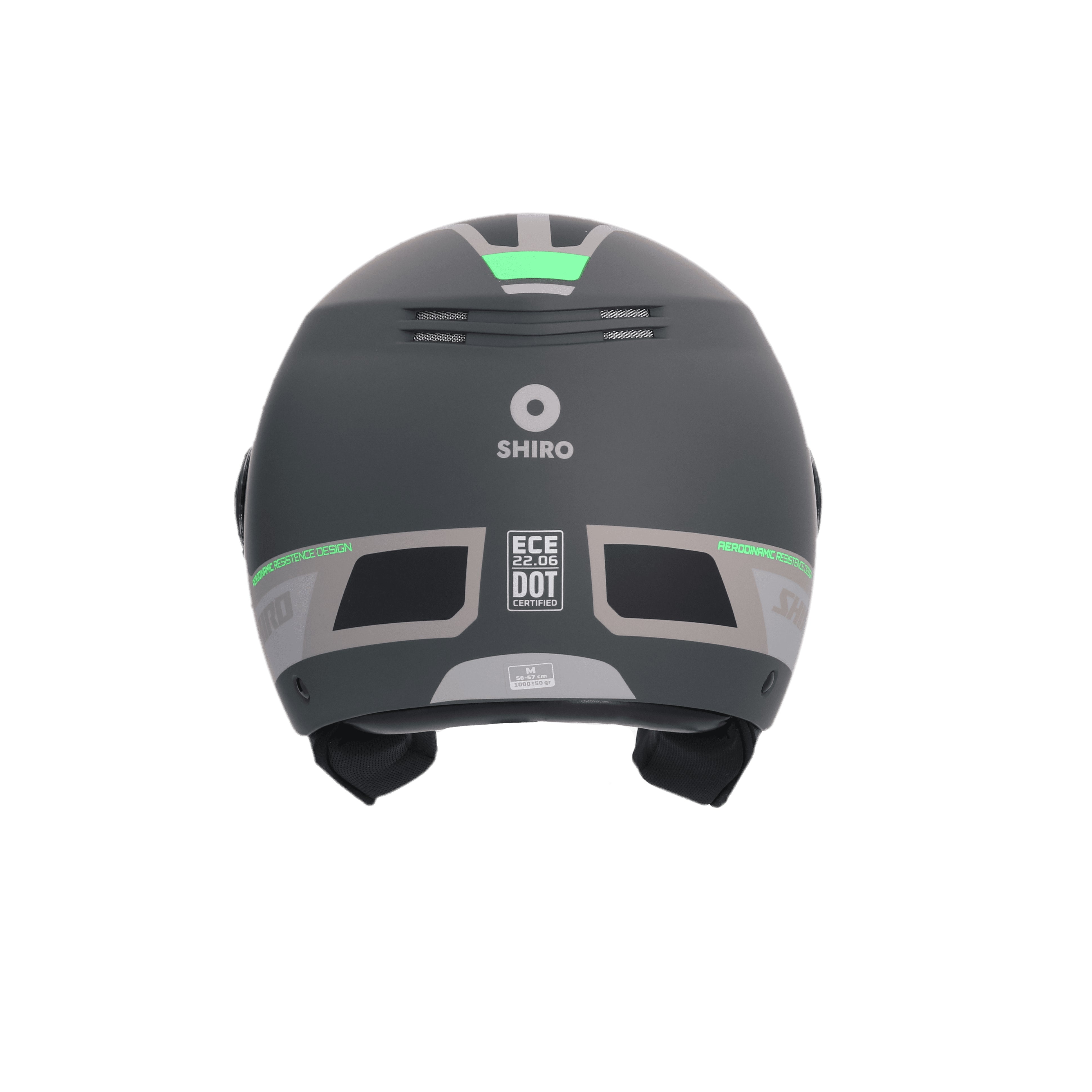 SHIRO CASCO KIOTO KALOS GRIS MATE