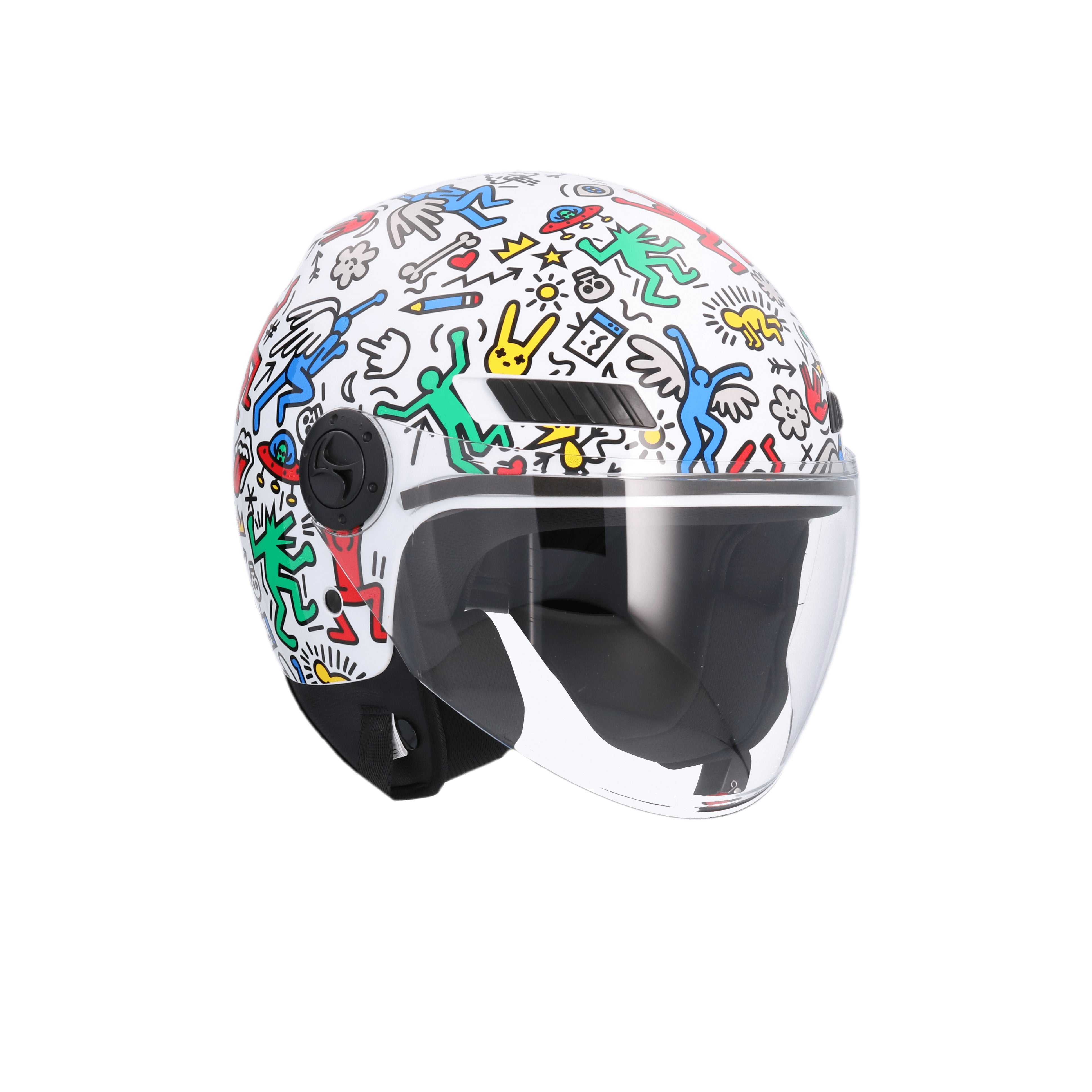SHIRO CASCO KIOTO DOODLE LIVE MULTICOLOR