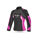 BELA - Chaqueta Textil Elanur Lady Negro/Antracita/Rosa - SECURTEX MOTOR S.L (t/a MaximoMoto)