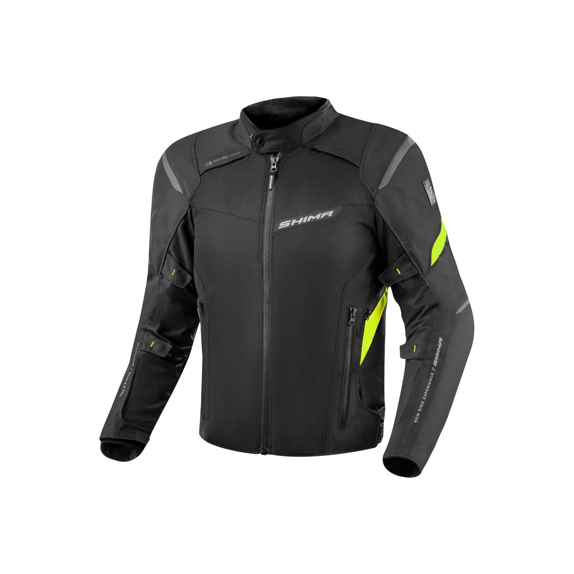 SHIMA RUSH 2.0 MEN IMPERMIABLE JACKET FLUO - SECURTEX MOTOR S.L (t/a MaximoMoto)