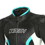 R-TECH - Chaqueta Tom Rider Lady Negro/Blanco/Turquise - SECURTEX MOTOR S.L (t/a MaximoMoto)