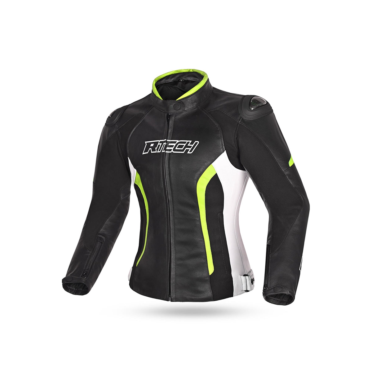 R-TECH - Chaqueta Tom Rider Lady Negro/Amarillo Flour - SECURTEX MOTOR S.L (t/a MaximoMoto)
