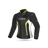 R-TECH - Chaqueta Tom Rider Lady Negro/Amarillo Flour - SECURTEX MOTOR S.L (t/a MaximoMoto)