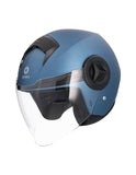 SHIRO CASCO ATENAS MONOCOLOR AZUL MATE - SECURTEX MOTOR S.L (t/a MaximoMoto)