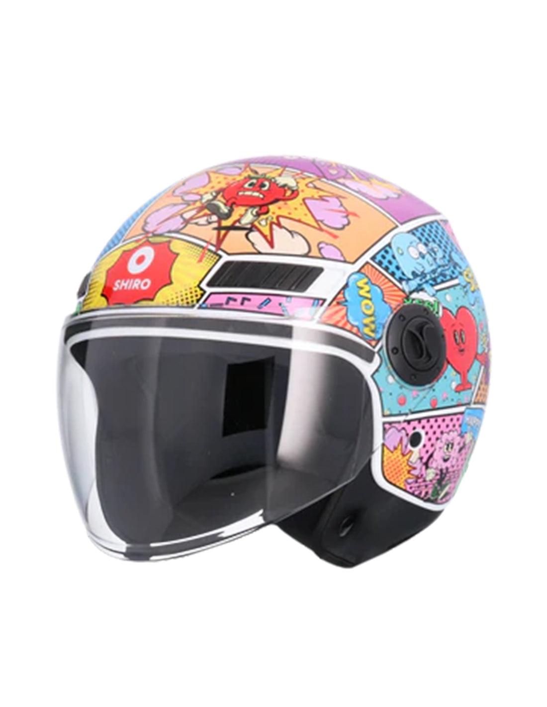 SHIRO CASCO KIOTO COMIC KIDS MULTICOLOR - SECURTEX MOTOR S.L (t/a MaximoMoto)