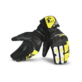 BELA Guantes Lemox Racing Man Negro/Blan/Amar - SECURTEX MOTOR S.L (t/a MaximoMoto)