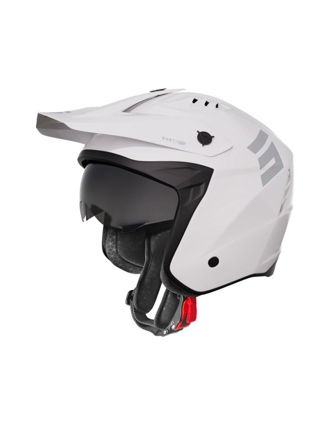 CASCO SHOT JUMP SOLID WHITE_GLOSSY XS