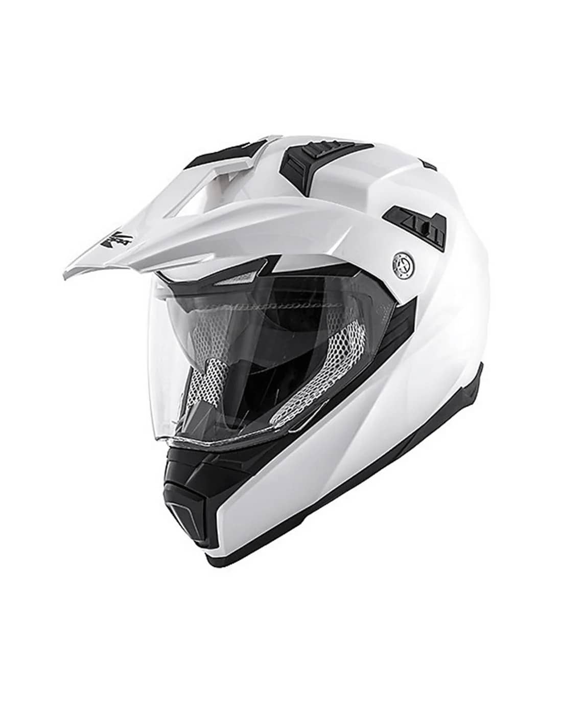 KAPPA KV30 Moto Aventura Casco Enduro Basic Blanco Brillante - CASCO
