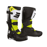 SHOT RACE 4 BOTAS DE MOTOCROSS BLACK_WHITE_NEON_YELLOW - 39 - BOTAS