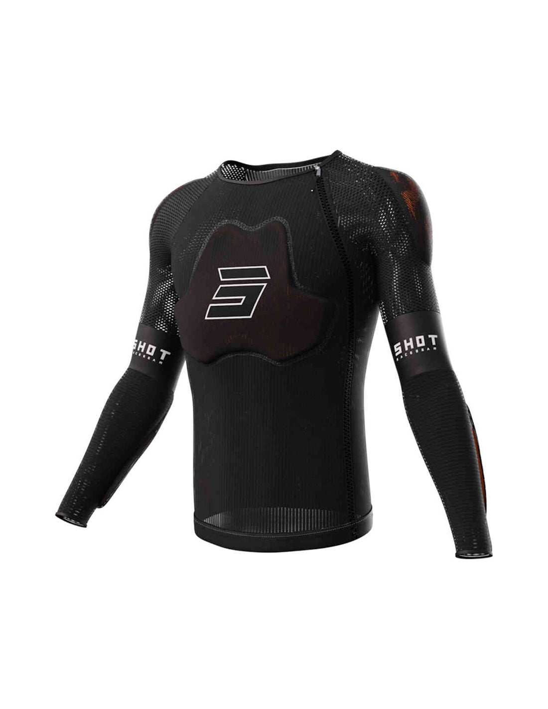 PROTECION DI PIETRA SHOT RACE_D3O BLACK 2XS