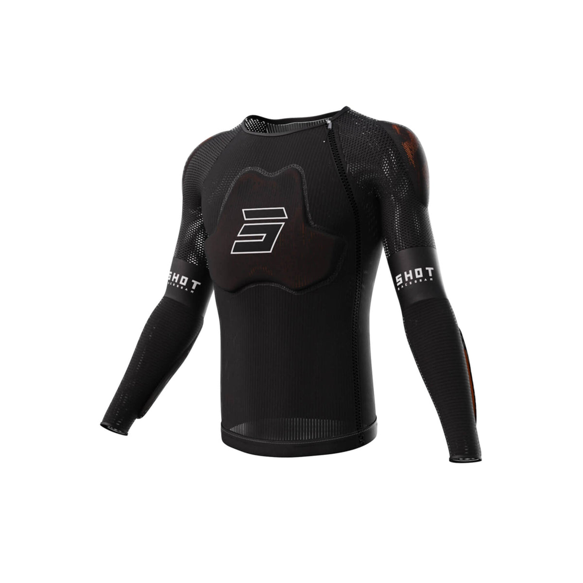 CHAQUETA SHOT RACE_D3O BLACK 2XS
