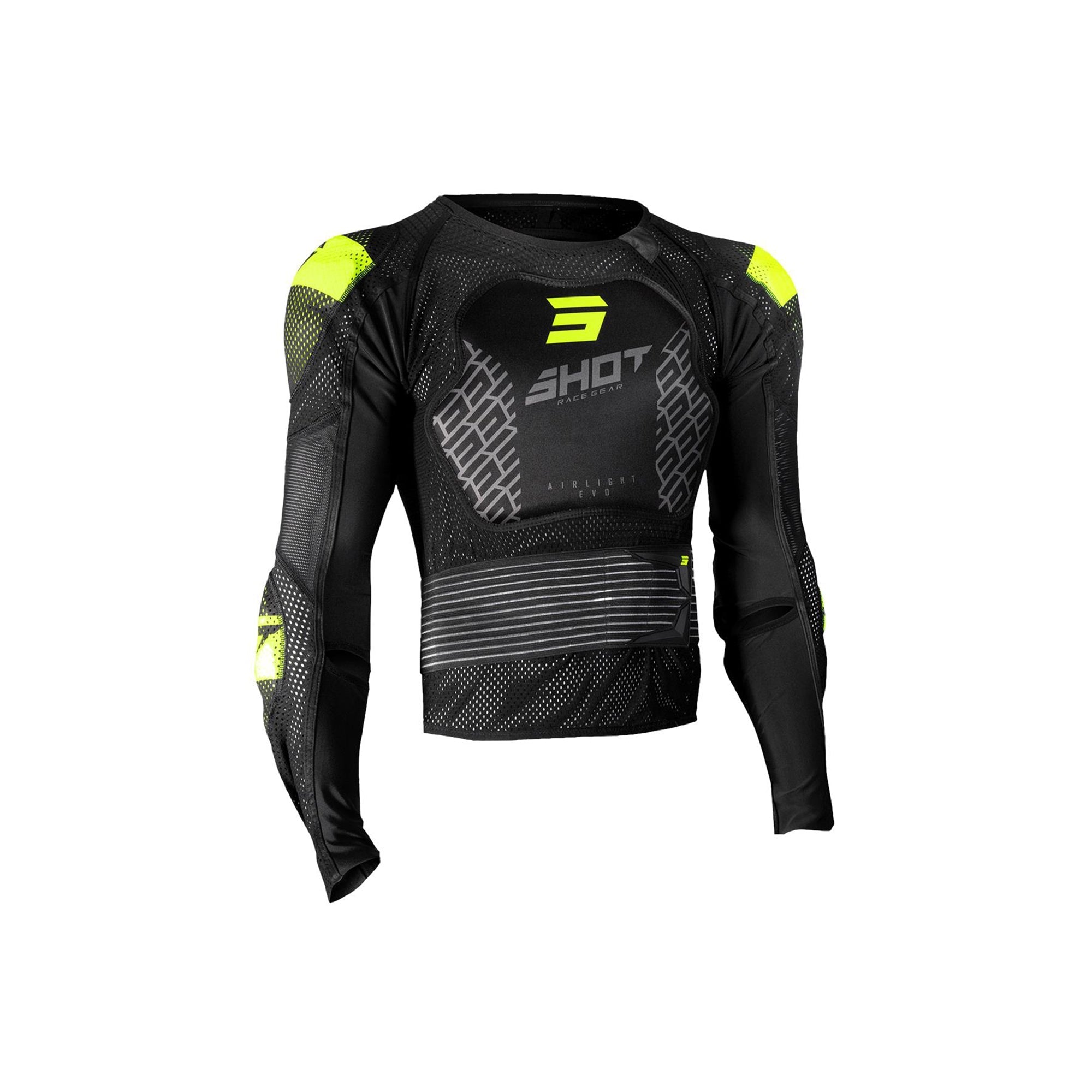CHAQUETA AIRLIGHT BLACK_NEON_YELLOW 2XS