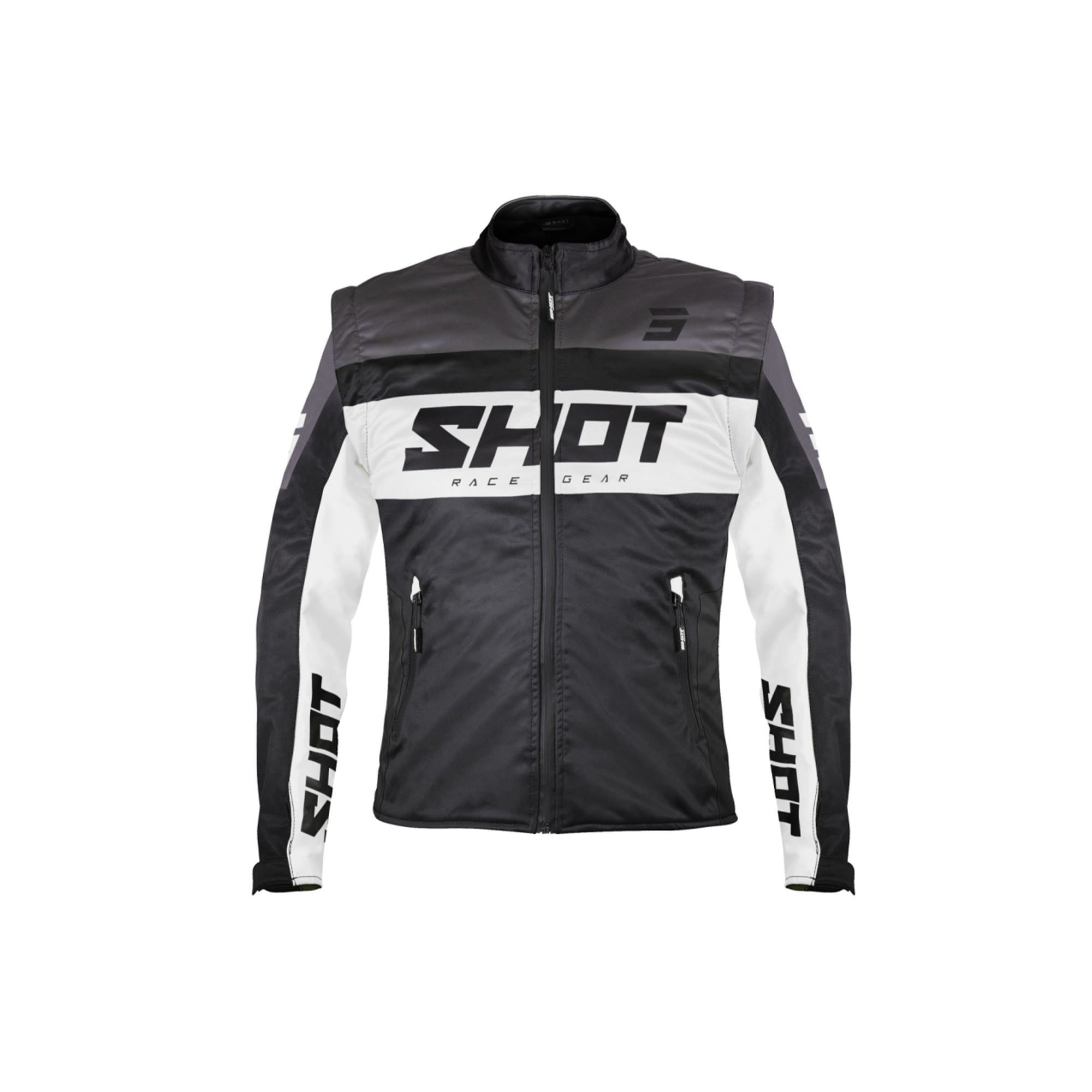 SOFTSHELL SHOT LITE BLACK_WHITE S