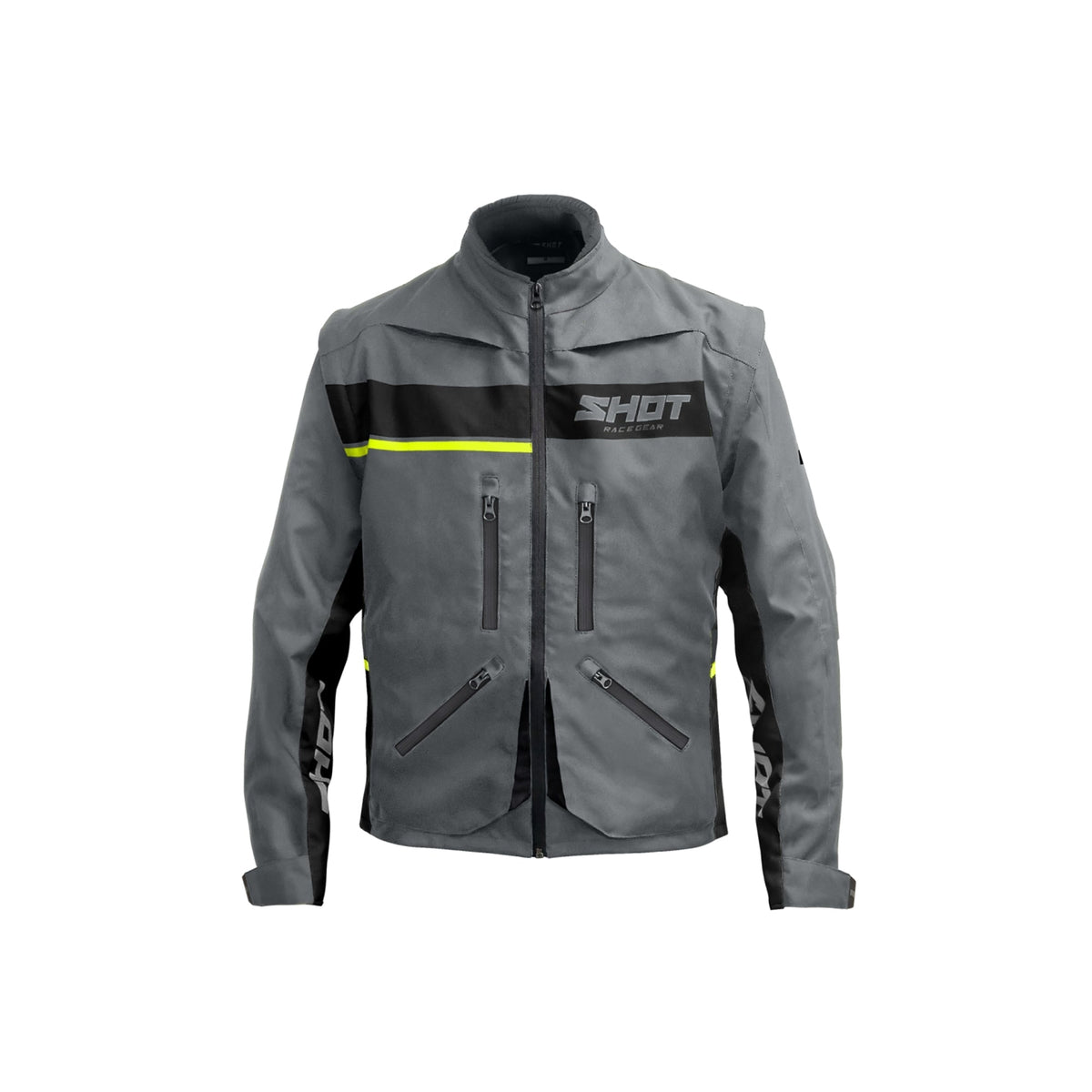 CHAQUETA CONTACT ASSAULT 2.0 GREY_NEON_YELLOW S
