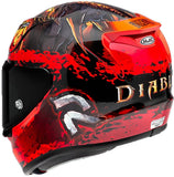 HJC RPHA 12 Diablo Blizzard MC1 INTEGRAL MOTOCICLETA CARRERAS CASCO - CASCO