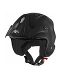 KAPPA KV45 Trial Basic Clásico Jet Casco Ligero Negro Mate - CASCO