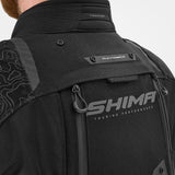 SHIMA TRACKER HOMBRE DE MOTO DE TURISMO CHAQUETA NEGRO