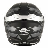 KAPPA KV32 Orlando Moto Abatible Casco Negro Plata - CASCO