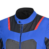 R-TECH SPIRAL MESH JAQUETES DE MOTO HOMES  BLAU GRIS VERMELL