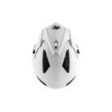 KAPPA KV45 Trial Estilo Retro Jet Casco Blanco Brillante - CASCO