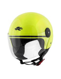 KAPPA KV40 Hawaii Moto Cara Abierta Casco Amarillo - CASCO
