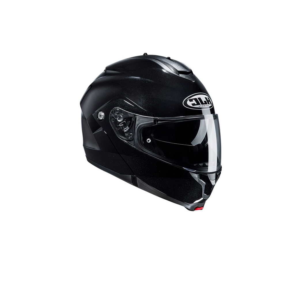 HJC C91N Casco de moto modular de metal negro sólido