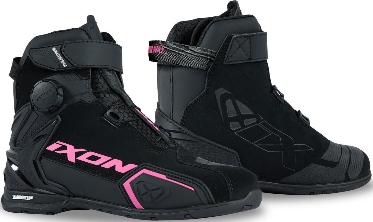 IXON BULL 2 WP mujer equitación moto Botas negro fucsia