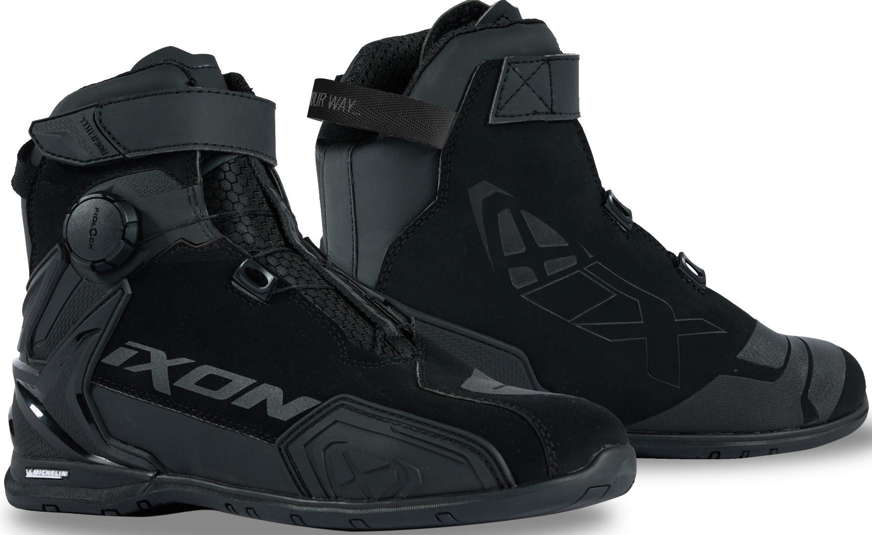 IXON BULL 2 WP HOMBRE BOTAS MOTO NEGRAS