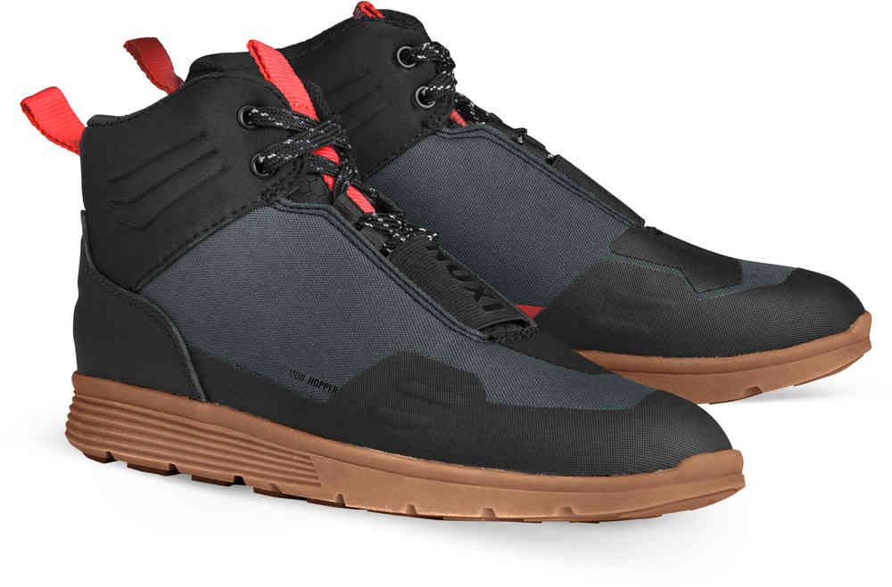 IXON HOPPER hombre Botas moto urbanas verde negro rojo